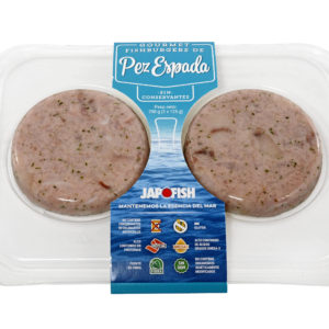HAMBURGUESA DE PEZ ESPADA ESTILO MEDITERRÁNEO ( Caja 18 unidades )